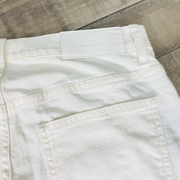 7 For All Mankind Women's White Boot Cut Jeans - Picture 15 of 15